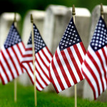 memorial day american flags